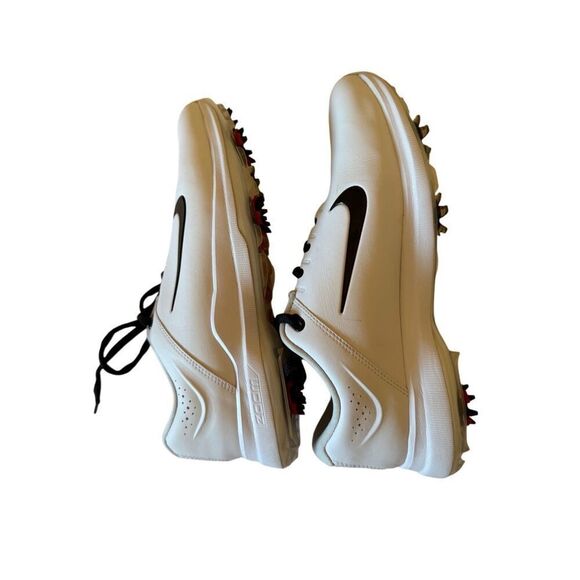 Nike Mens White Lace Up Round Toe Zoom TW Tiger Woods Golf Shoes Size 7.5 - Picture 14 of 16